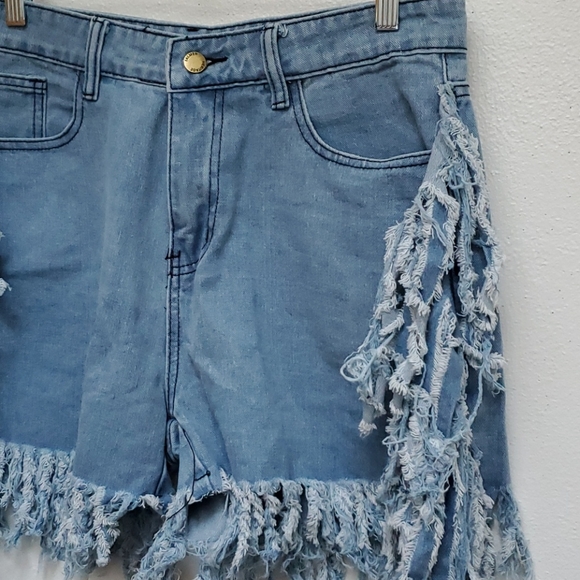 Palmer Heritage Fringed Denim Jeans Size XL - Picture 4 of 11